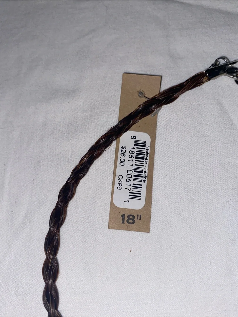 Men's Braided Leather Bracelet Set — Brown & Black and Necklace